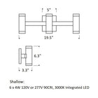 Sean Lavin Dobson II Triple Bath Light