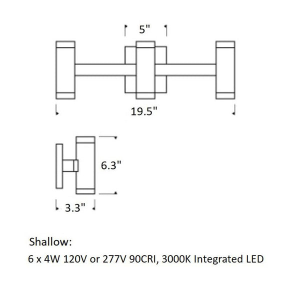 Sean Lavin Dobson II Triple Bath Light