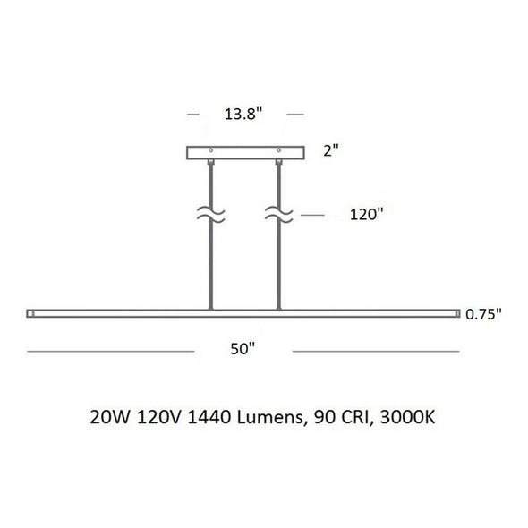 Essence Linear Pendant Light
