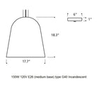 Sean Lavin Fett Pendant Light