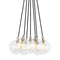 Sean Lavin Gambit 7-Lite Chandelier  option Satin Nickel
