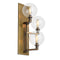 Sean Lavin Gambit Triple Wall Light  option Aged Brass