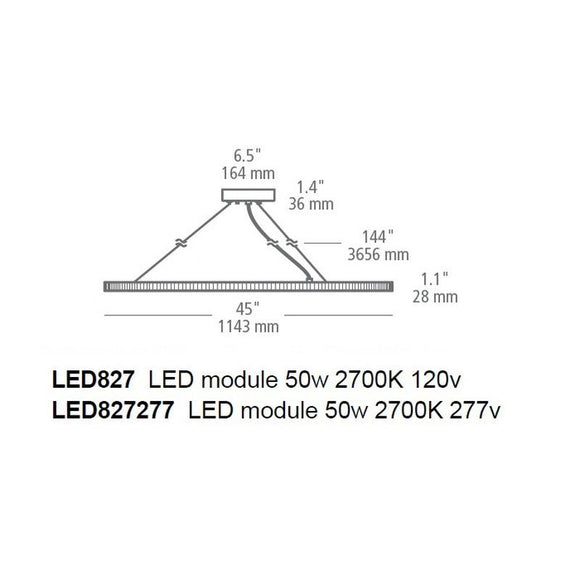 Interlace 45 Suspension Light