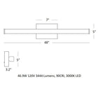 Lufe Square Bath Light