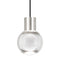 Sean Lavin Mina 3 Light Pendant Light  option Satin Nickel