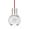 Sean Lavin Mina 7 Light Chandelier  option Red