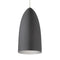 Mini Signal Low Voltage Pendant Light  option Rubberized Gray Exterior / Platinum Interior