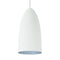 Mini Signal Low Voltage Pendant Light  option Rubberized White Exterior / Blue Interior