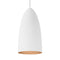Mini Signal Low Voltage Pendant Light  option Rubberized White Exterior / Copper Interior
