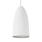 Mini Signal Low Voltage Pendant Light  option Rubberized White Exterior / Platinum Interior