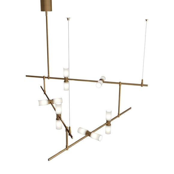 ModernRail Chandelier 2