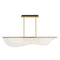 Sean Lavin Nyra Linear Suspension Light  option Plated Brass
