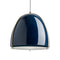 Sean Lavin Paravo Pendant Light  option Blue / Satin Nickel