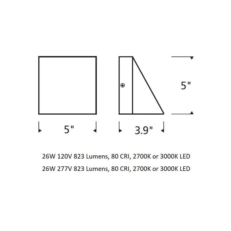 Pitch Single Outdoor Wall Light