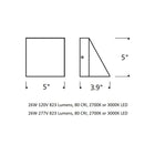 Pitch Single Wall Light
