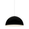 Powell Street Pendant Light  option Gloss Black / White