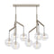 Sean Lavin Sedona Double Chandelier  option Satin Nickel