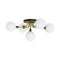 Sean Lavin Viaggio Flush Mount  option Opal / Brass