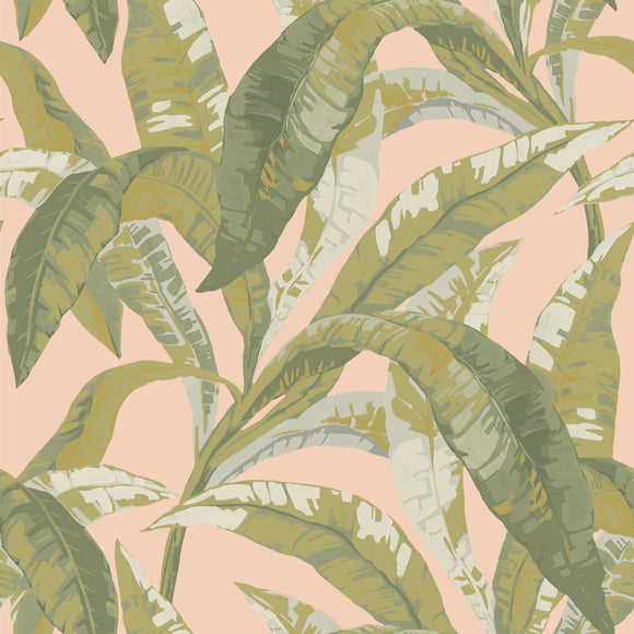 Banana Leaf Wallpaper Sample Swatch