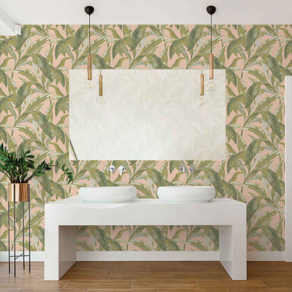 Banana Leaf Peel and Stick Wallpaper