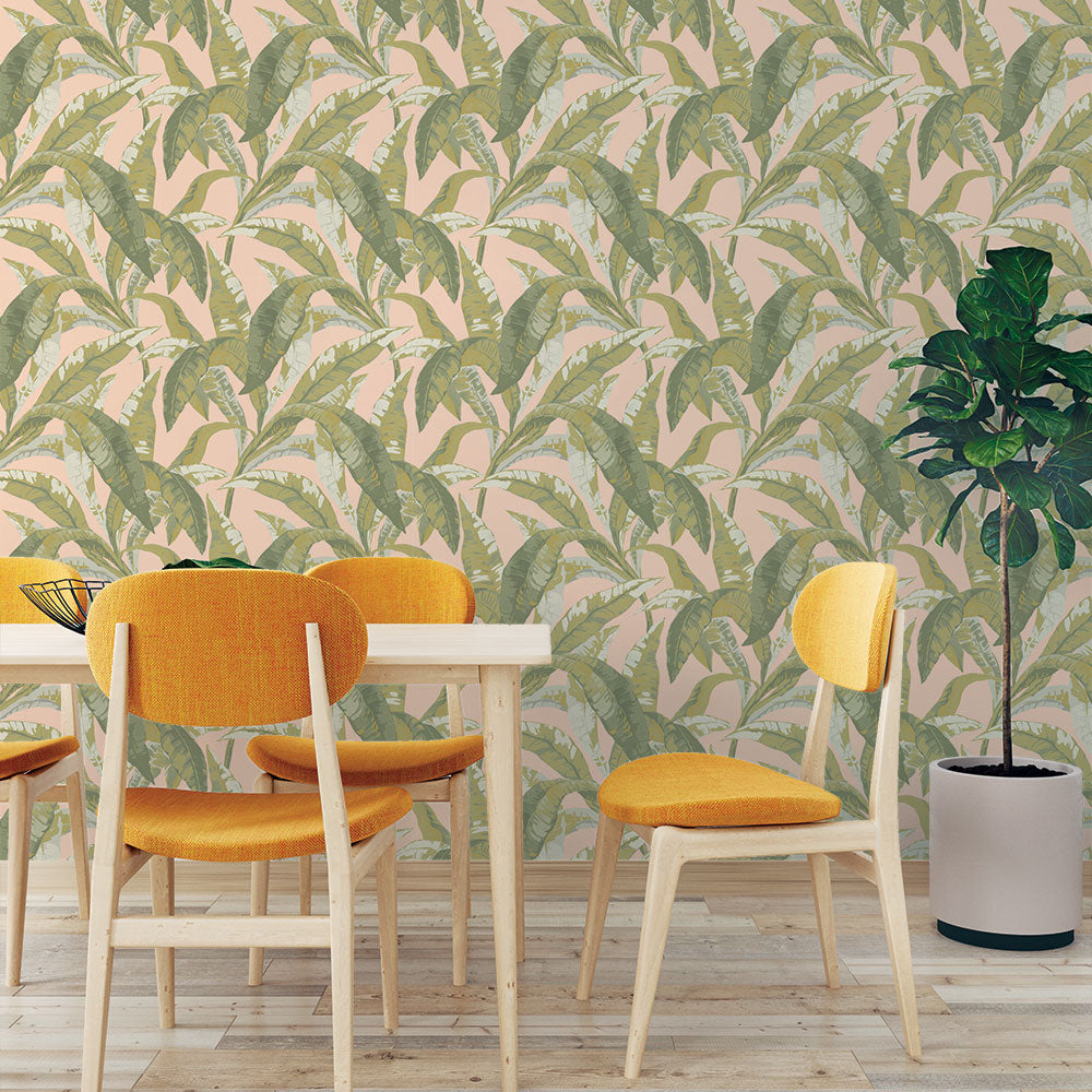 Banana Leaf Peel and Stick Wallpaper