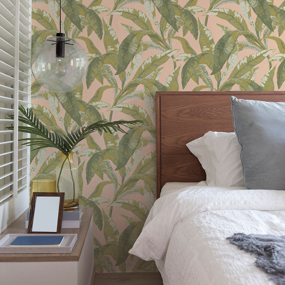 Banana Leaf Peel and Stick Wallpaper