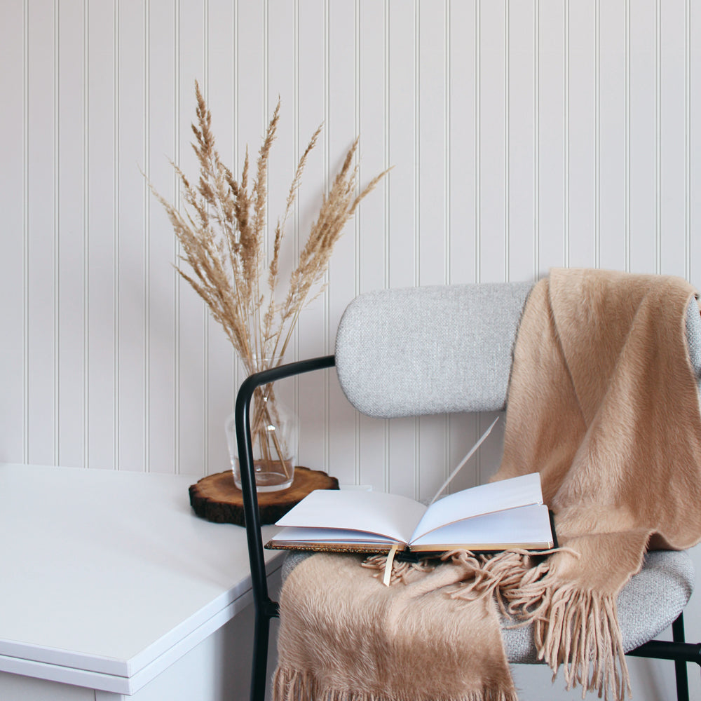 Beadboard Peel and Stick Wallpaper