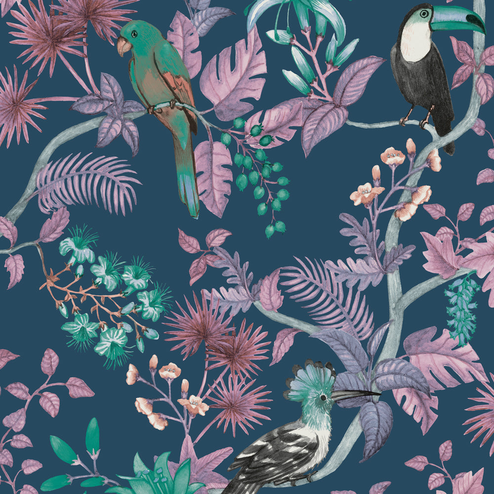 Birds of Paradise Peel and Stick Wallpaper