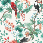Birds of Paradise Wallpaper Sample Swatch