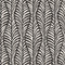Block Print Leaves Wallpaper Sample Swatch  option Black Jade Sample