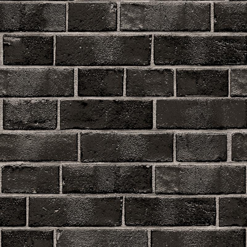 Brick 5.5 yds. Peel and Stick Wallpaper Sample Swatch