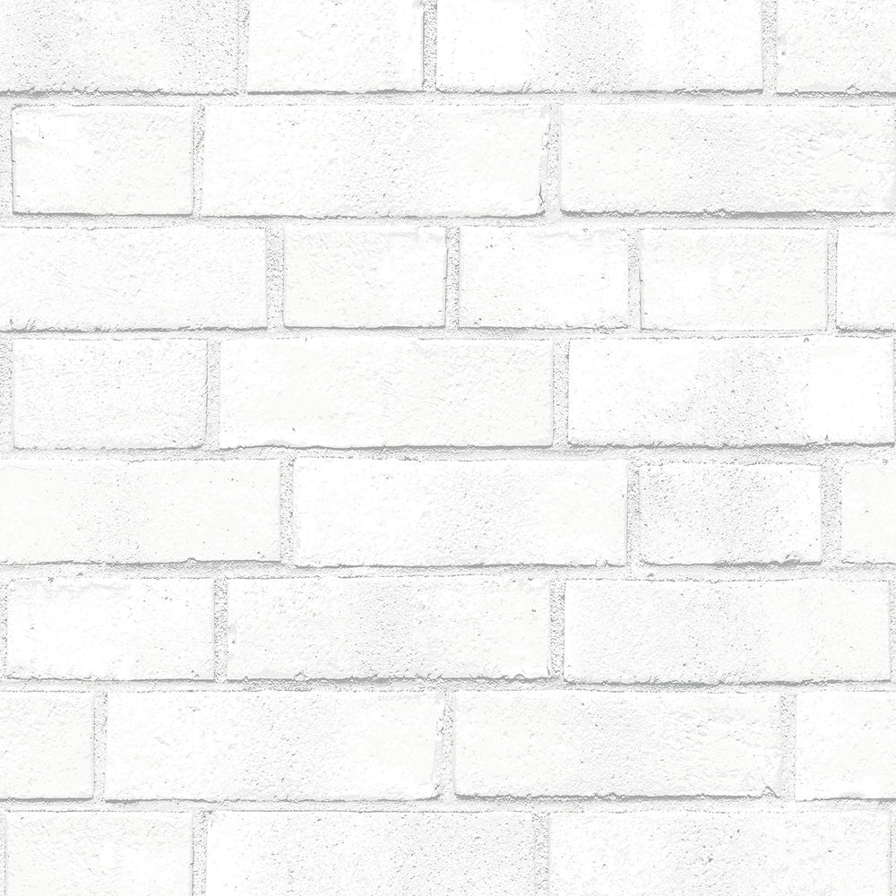 Brick 5.5 yds. Peel and Stick Wallpaper Sample Swatch