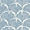 Feather Palm Wallpaper Sample Swatch  option Waverly Blue