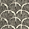 Feather Palm Wallpaper Sample Swatch  option Zebra Black
