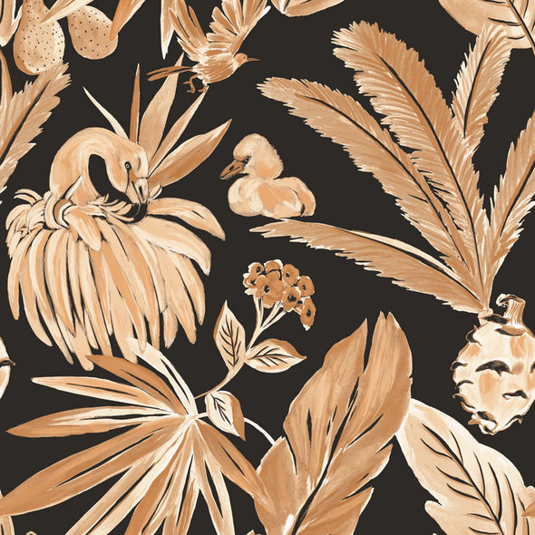 Flamingos Salinas Wallpaper Sample Swatch