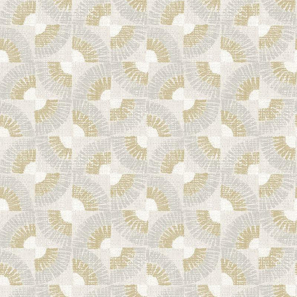 Grasscloth Fans Wallpaper Sample Swatch
