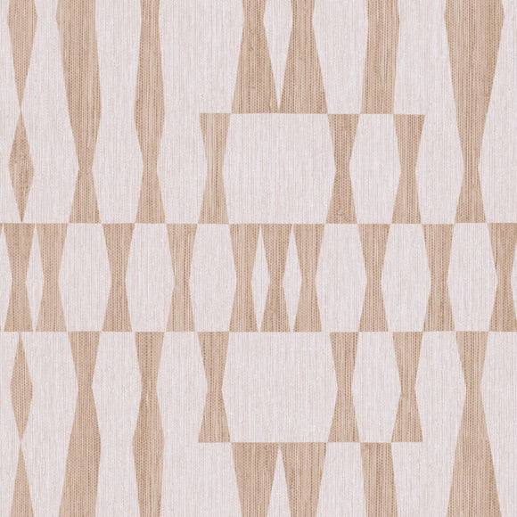 Grasscloth Geo Wallpaper
