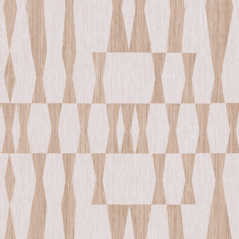 Grasscloth Geo Wallpaper Sample Swatch