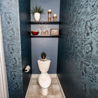 Homestead Floral Metallic Wallpaper