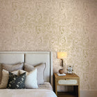 Homestead Floral Metallic Wallpaper