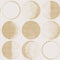 Tempaper Ivory Sky Moons Removable Peel And Stick Wallpaper - 20.5 In X 16.5 Ft, Made In USA