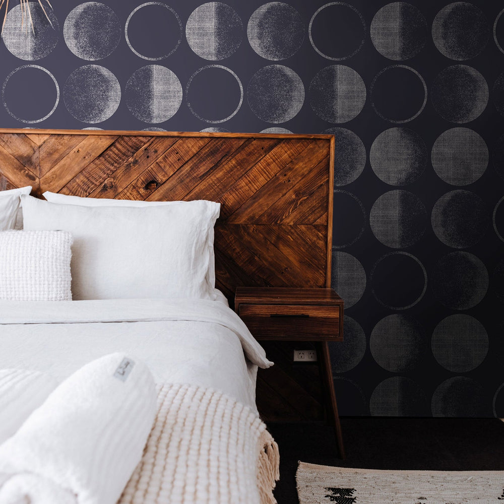 Moons Peel and Stick Wallpaper