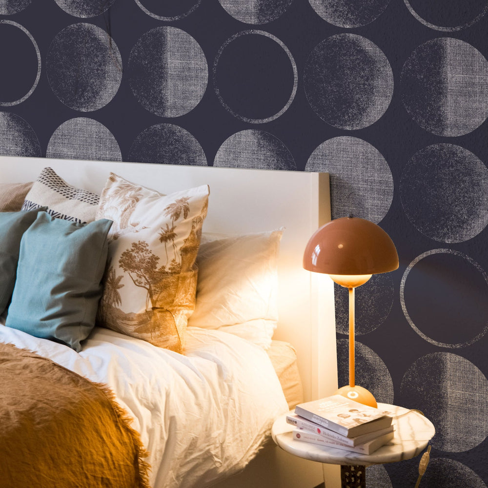 Moons Peel and Stick Wallpaper