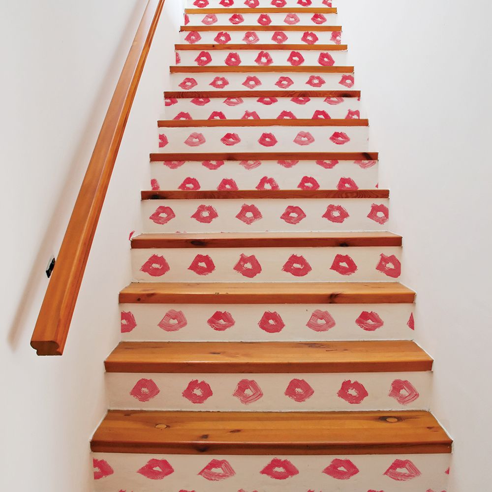 Painted Lips Peel and Stick Wallpaper