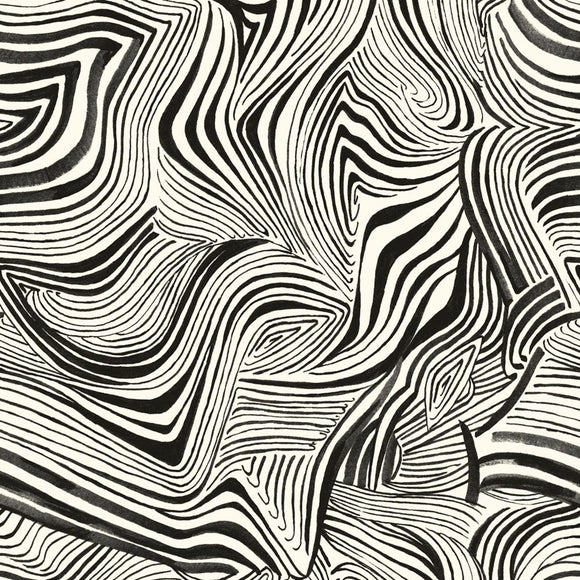 Zebra Marble Wallpaper Sample Swatch