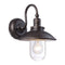 Downtown Edison Wall Sconce  option Oil Rubbed Bronze with Gold Highlights