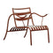 Thinking Man's Outdoor Lounge Chair Lido  option Terracotta