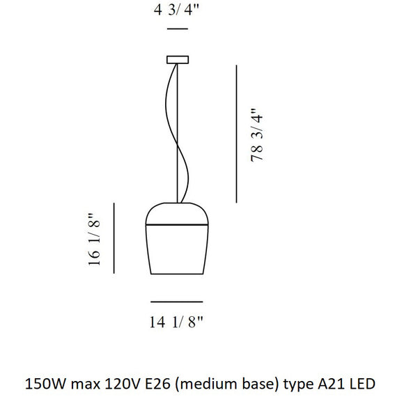 Tiara Suspension Light