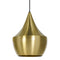 Beat Fat LED Pendant Light  option Brushed Brass