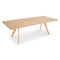 Slab Dining Table  option Natural